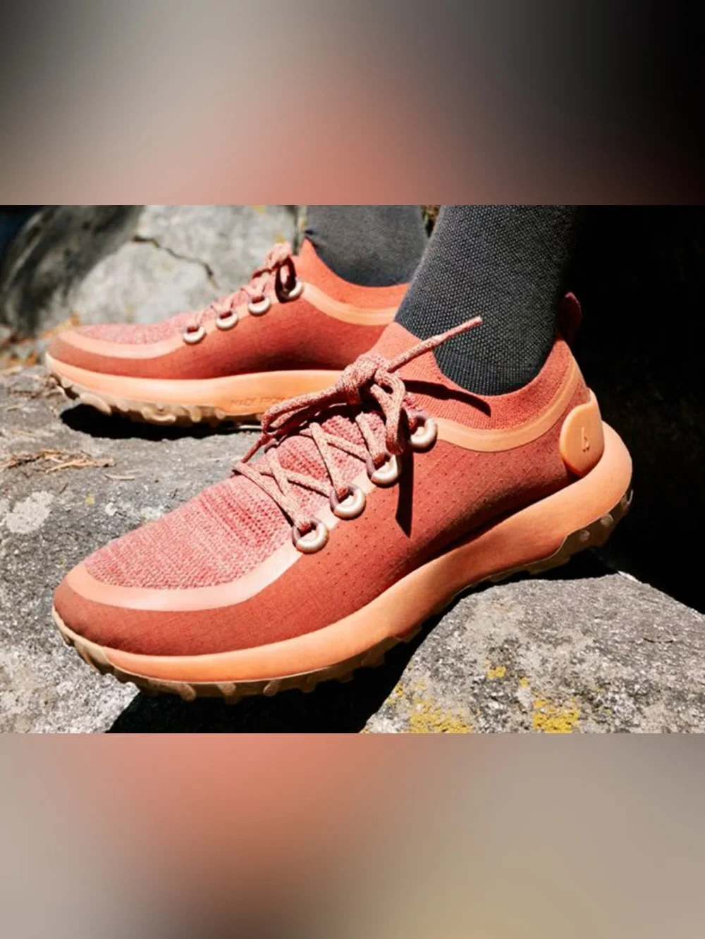 Allbirds Diablo Orange Trailrunner SWT Hiking Sporty Athletic Lace Up Sneakers 7